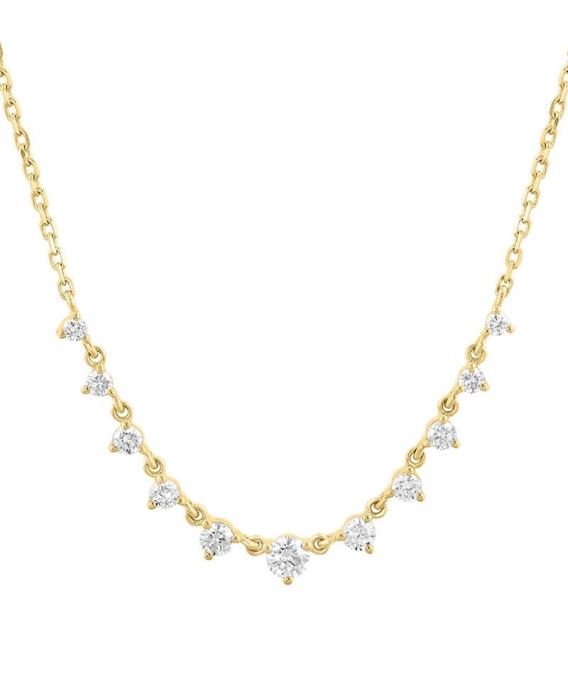 Effy Collection Diamond (1/5 ct. t.w.) Necklace in 14k Yellow Gold