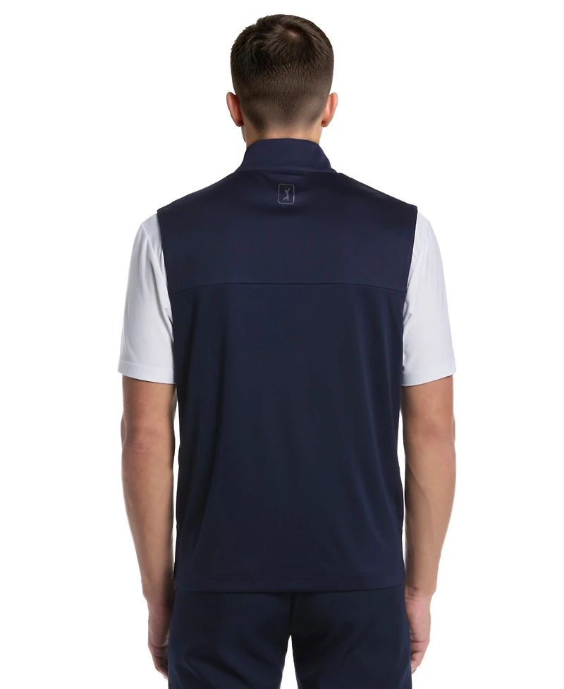 Pga Tour Men's Lightweight Water Repellant Golf Vest