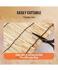 Sugift Reed Fencing, 5.5 x 16.4 ft, Decorative Privacy Fence for Garden