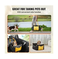 Zeus & Ruta Cat Booster Car Seat 25lb Max Small Feline Travel Ready