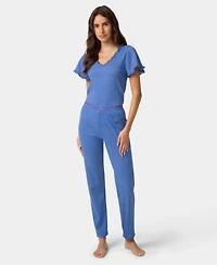 Hue Women's Cotton Pointelle Pajamas Jogger