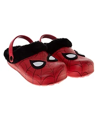 Spider-Man Toddler Marvel Avengers Spiderman Clogs Fuzzy, FleeceLined, and Warm Garden Shoes