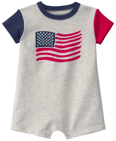 Cater's Baby Boys' or Girls' American Flag Sleeveless Romper