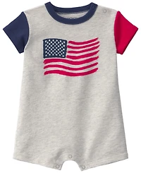 Cater's Baby Boys' or Girls' American Flag Sleeveless Romper