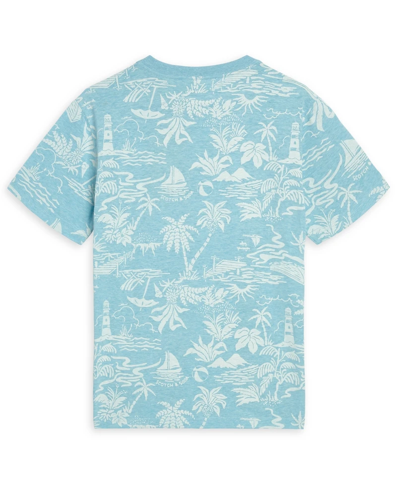 Scotch & Soda Boys' 4-7 Crewneck Printed T-Shirt
