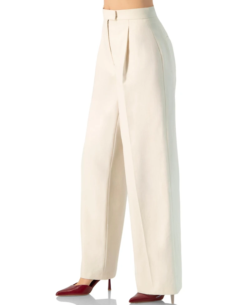 Ivonne Women's Wide-Leg Straight Pants