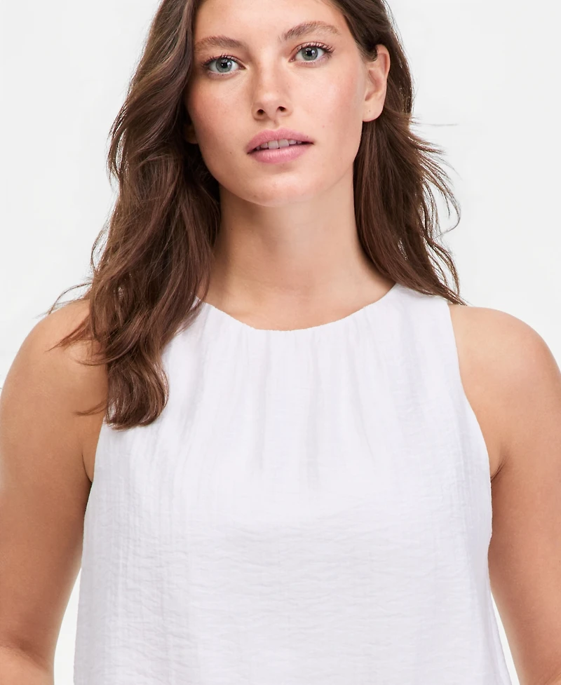 On 34th Women's Gauze Cropped Bubble Tank Top, Macy's Exclusive