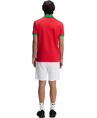 Boss by Hugo Men's Paddy Portugal Country Flag Trim Polo Shirt