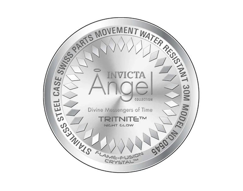 Invicta Women's 0545 Angel Quartz Mother of Pearl Dial Watch