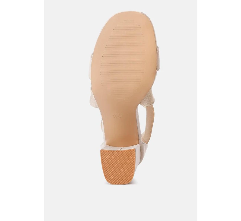 London Rag Benicia Elastic Strappy Sandal Womens