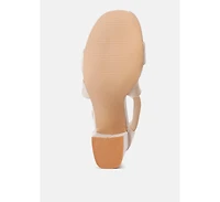 London Rag Benicia Elastic Strappy Sandal Womens