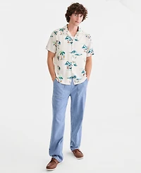 Sun + Stone Men's Ramos Printed Short-Sleeve Camp Shirt, Macy's Exclusive