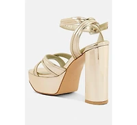 Womens Nyle Platform Heeled Sandals