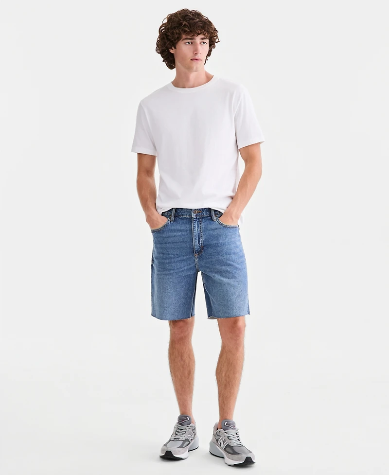 Sun + Stone Men's Monte Relaxed-Fit Denim Shorts, Macy's Exclusive