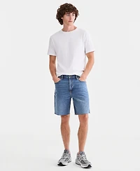 Sun + Stone Men's Monte Relaxed-Fit Denim Shorts, Macy's Exclusive