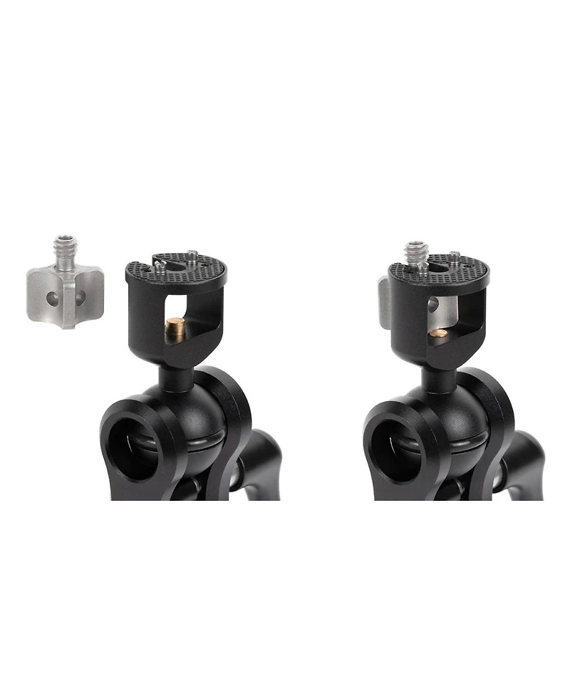 Wooden Camera Universal Ultra Arm 3" Monitor Mount with Combo 1/4-20 and 3/8-16 Screw Knob