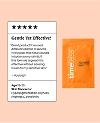 Timeless Skin Care 10% Vitamin C + E Ferulic Acid Serum Single Use Pouches
