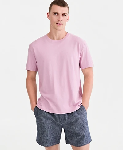 Sun + Stone Men's Cotton Lived Short Sleeve T-Shirt, Macy's Exclusive