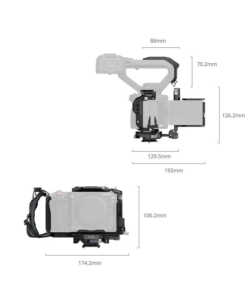 SmallRig Advanced Edition Cage Kit for Canon Eos C50 Camera