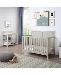 Jujabu 4-in-1 Convertible Crib Washed