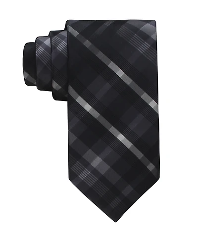 Calvin Klein Men's Drogo Plaid Pattern Tie