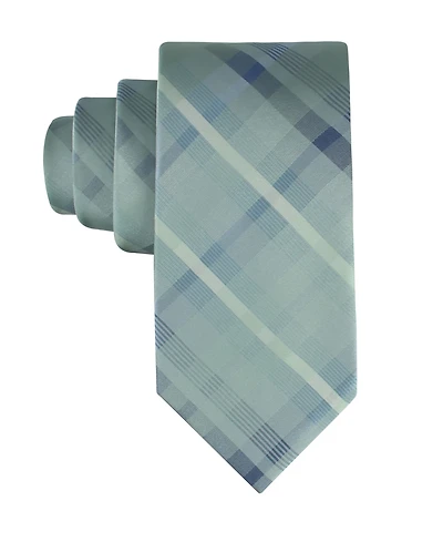 Calvin Klein Men's Drogo Plaid Pattern Tie