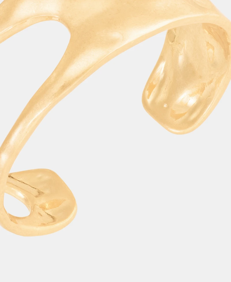 Style & Co Gold-Tone Half Cuff Bangle Bracelet, Macy's Exclusive