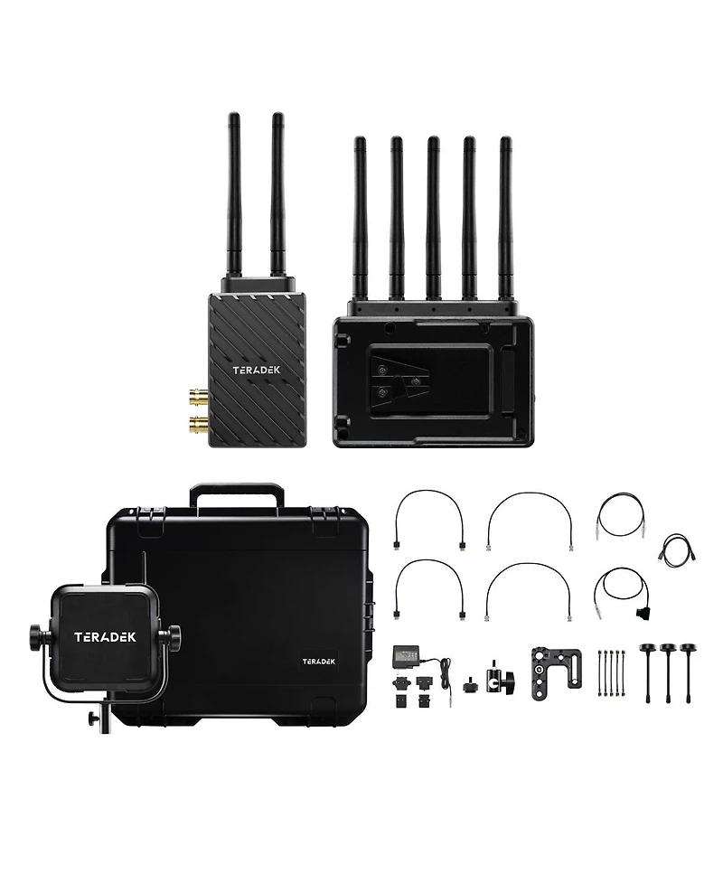 Teradek Bolt 6 Lt 1500 3G-sdi/Hdmi Wireless Transmitter and Receiver Deluxe Kit, V-Mount, 1500' Range