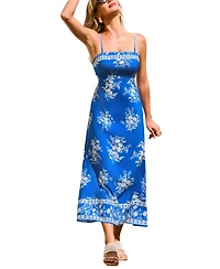 Cupshe Women's Too Hot to Care Floral Maxi Beach Dress