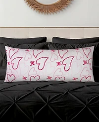 Juicy Couture Ultra-soft Plush Body Pillow, 20" x 48"