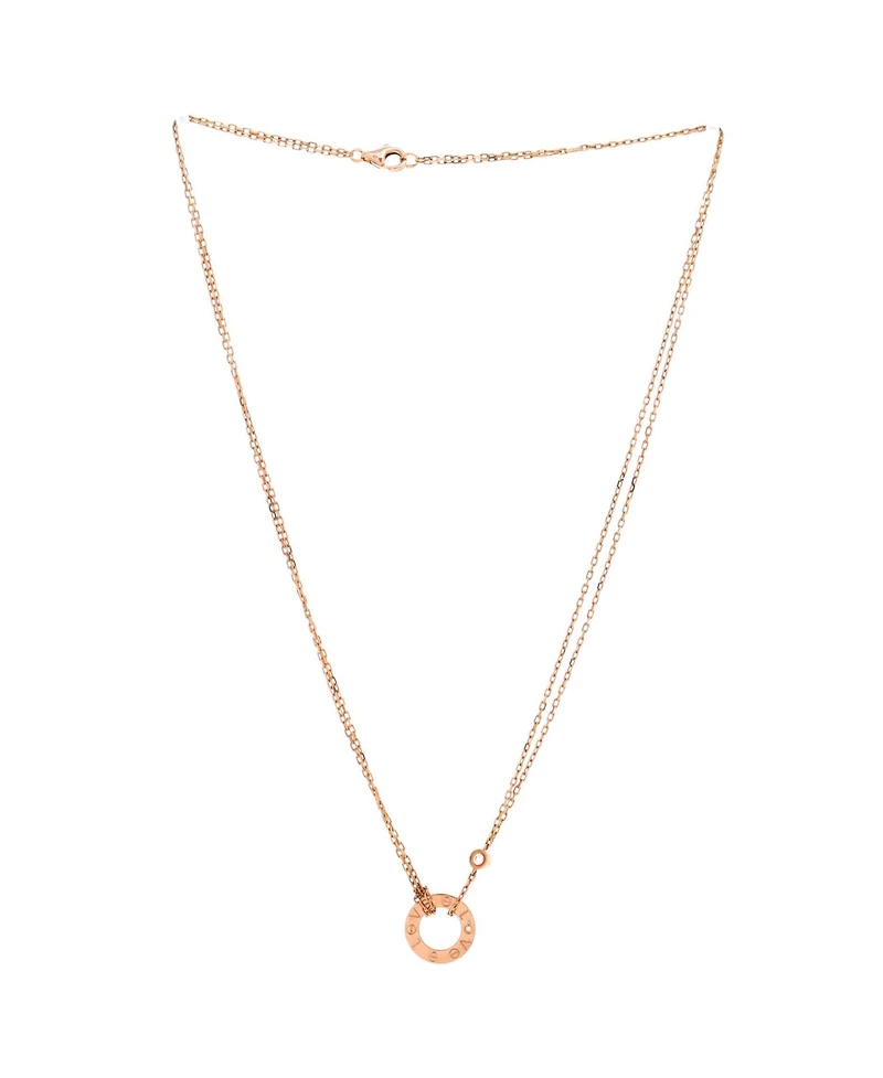 Pre-Owned Cartier Diamonds Love Pendant Necklace
