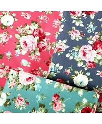 Gnuadz 3 Pieces 3 Yards 62 Inch Floral Cotton Fabric Pattern Quilting Bundle Sewing Crafting Diy