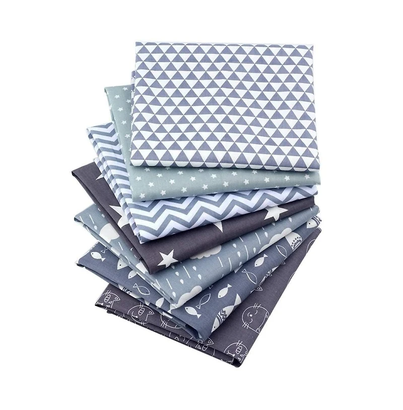 Gnuadz 50pcs 10" Cotton Fabric Squares Floral Patchwork Quilting Diy Craft