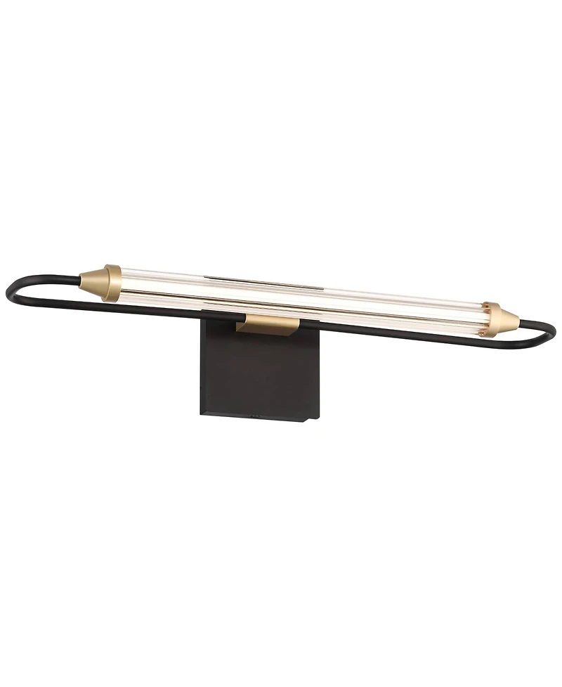 Possini Euro Design Nikola Industrial Led Wall Light Bar, Hardwired, 23 1/2"