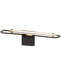 Possini Euro Design Nikola Industrial Led Wall Light Bar, Hardwired, 23 1/2"