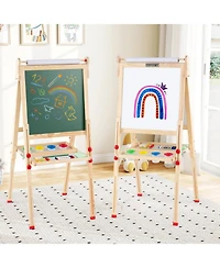 Slickblue Kids Art Easel 3 in 1 Folding Double Sided with Paper Roll