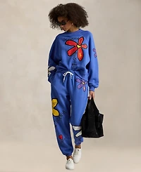 Polo Ralph Lauren Women's Floral Graphic Crewneck Sweatshirt