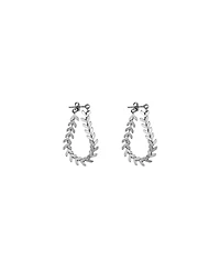 Bearfruit Jewelry Elara Chevron Drop Earrings Bold Trendy Statement