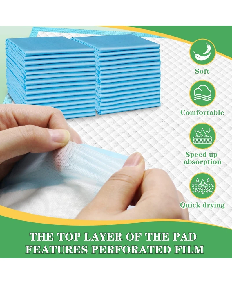 Aronkl Dog Pads Thicker Super Absorbent Leakproof Potty Training for Dogs Puppies Cats Rabbits Multiple Uses
