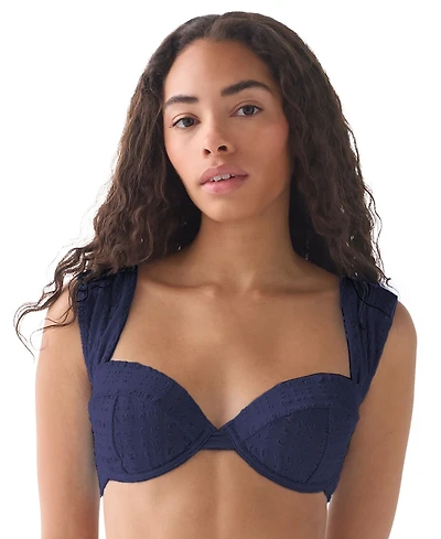 kate spade new york Women's Sweetheart Neck Underwire Bra Top