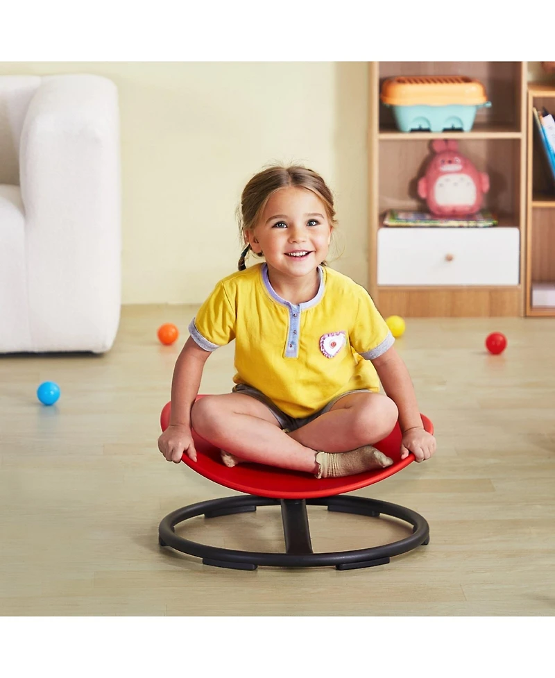 Sugift Kids Swivel Chair, 220 lbs Capacity, Sensory Toy Chair, Focus and Balance