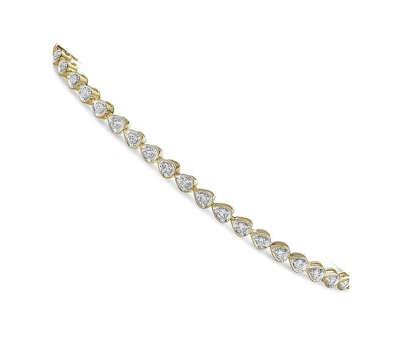 Diamond Teardrop Link Tennis Bracelet (1 ct. t.w.) in 14k Gold