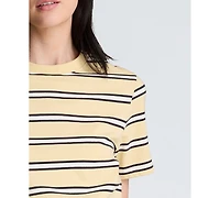 Kenneth Cole Women's Crewneck Striped T-Shirt