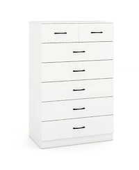 Slickblue Wooden Chest of Drawers with Anti-toppling Device and Metal Handles