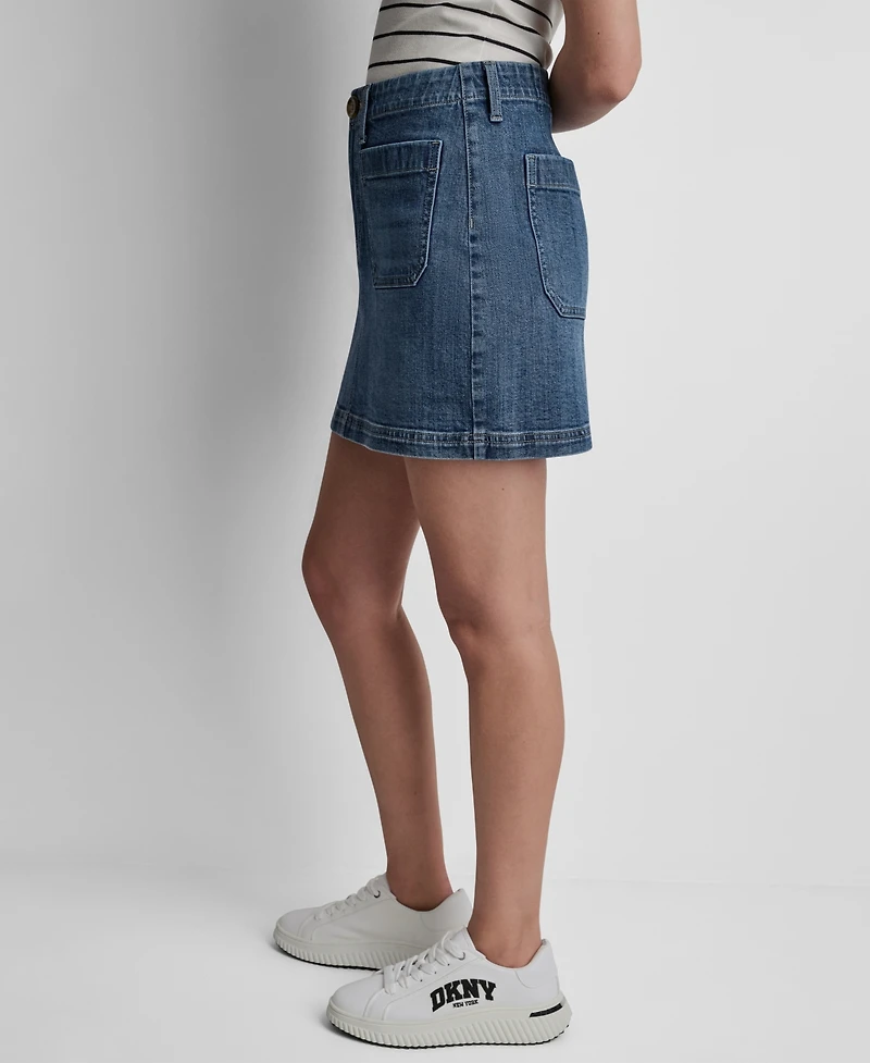 Dkny Jeans Women's High-Rise Mini Skirt