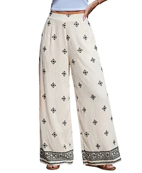 Cupshe Women's Easy Living Ornate Pants