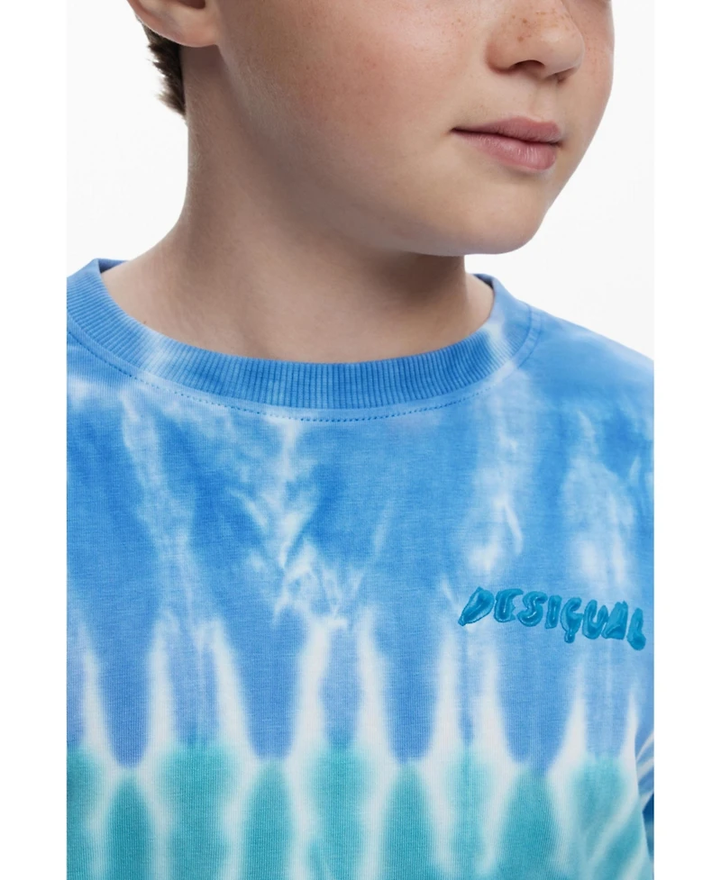 Desigual Boys Boys's Tie-Dye layered effect T-shirt