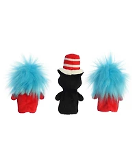 Aurora Mini Finger Puppet Set Dr. Seuss Whimsical Plush Toy 3"