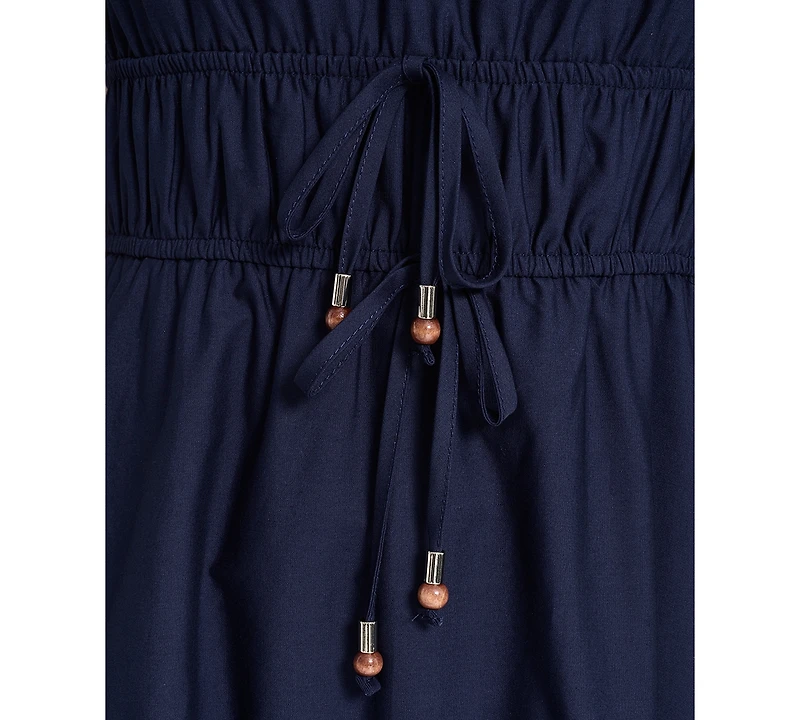 Eliza J Petite V-Neck Sleeveless Midi Dress