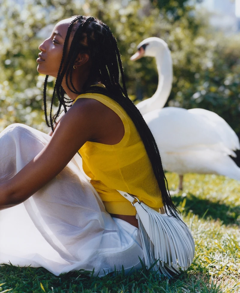 kate spade new york Duo Leather Fringe Small Crossbody Bag